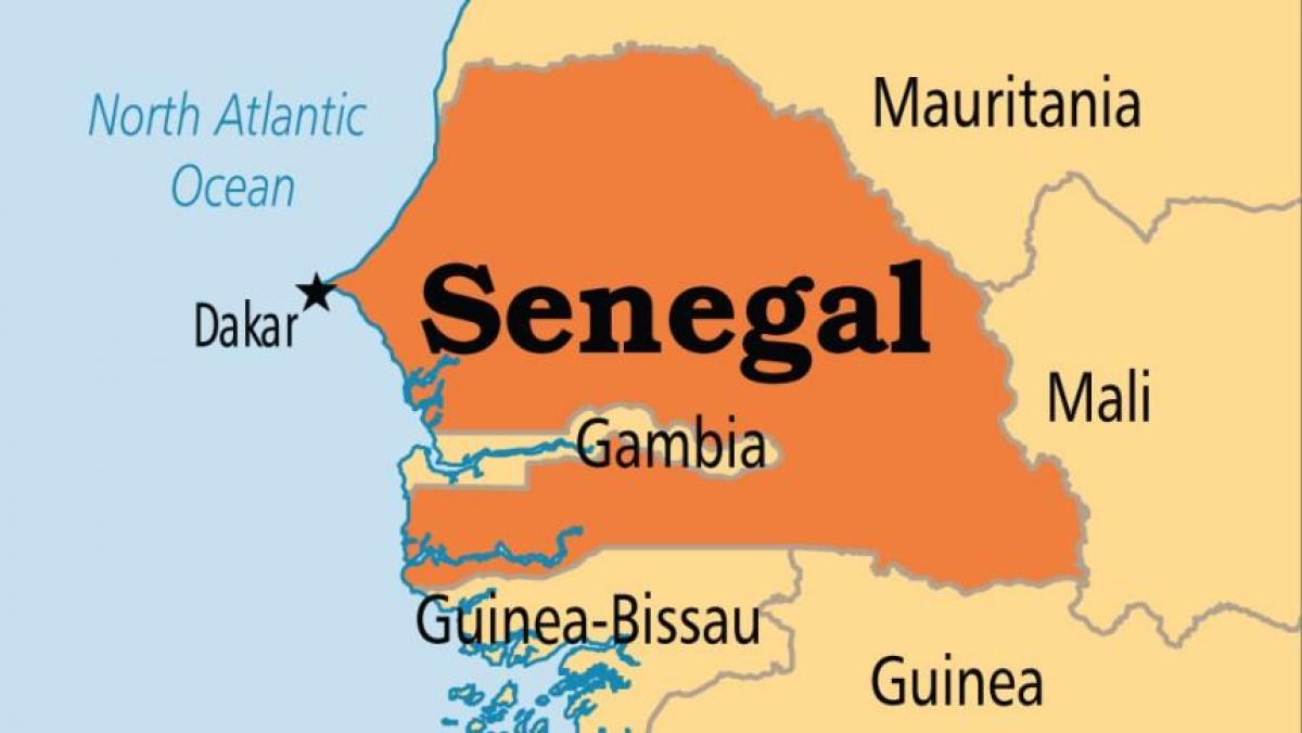 نقشہ کے ڈاکار سینیگال
